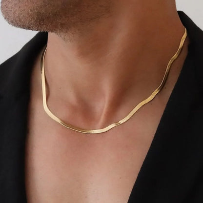 Anti-Tarnish Premium Snake Chain - 18K Gold / silver Plated