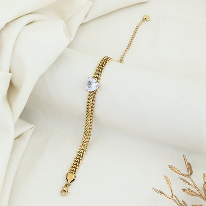 Snake mani adjustable bracelet
